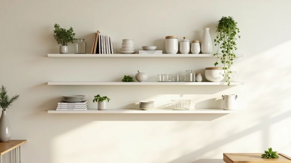 Optez pour une étagère murale cuisine pratique et esthétique